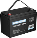 WOXABHSL 12V 100Ah LiFePO4 Lithium Battery,10 Year Lifespan,Built-in 100A BMS, Low-Temp Protection, Up to 15000+ Deep Cycles, for RV, Marine, Solar System, Van, Trailer, Home Energy Storage