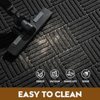 Front Door Mat, Heavy Duty Non-Slip Doormat 47.5"x35.5", Black - Image 5
