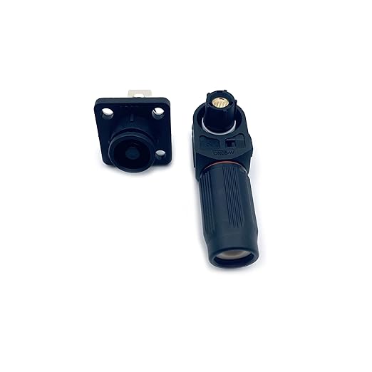 250A-350A 1500V Battery Energy Storage Connector, 70-120mm² High Current Connectors Quick Plug Terminal Black Right Angle Plug and Socket IP67 Waterproof Power Adapter Threaded Wiring