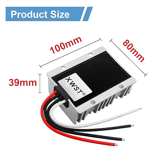 DC DC Stabilizer 9V-36V to 12V Boost Buck Converter 30A 360W Waterproof Automatic Step Up/Down Voltage Regulator 12V Volt Transformer Module