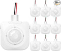 EverElectrix 50 Pack Ceiling Occupancy Motion Sensor, Passive Infrared Technology, High Bay Fixture Mount 360 Degree, Hard-Wired, 120-277 VAC, Commercial/Industrial Grade