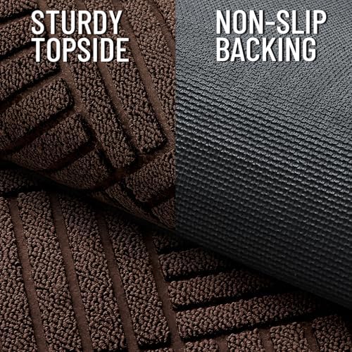 OLANLY Front Door Mat Outside Entrance 59x34, Waterproof Heavy-Duty Doormat - Image 4