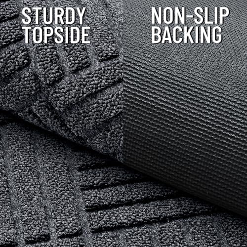OLANLY Front Door Mat Outside Entrance 47x32, Waterproof Heavy-Duty Doormat - Image 4