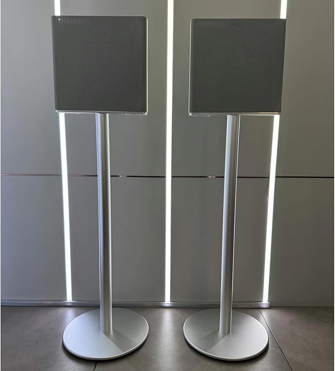 ZGOUO Floor Speaker Stand is Suitable for Sony HT- A9M2 Surround Sound System,The Bracket is Made of Aluminum Alloy Material and can Hide The Power Cord (Custom Pair)