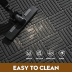 Front Door Mat, Heavy Duty Non-Slip Doormat 47.5"x35.5", Grey - Image 6