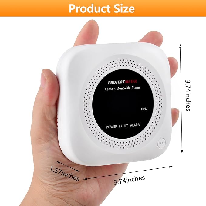 Carbon Monoxide Detectors Plug in, Carbon Monoxide Alarm, Co Detector with Digital Display for Home/Kitchen/RV
