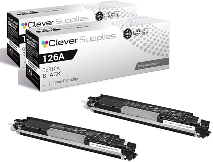CS Replacement Compatible with HP TOPSHOT LaserJet Pro M275NW CE310A Black 126A Color LaserJet Pro M175 MFP Pro 100 M175A M175N Pro 200 M275NW TOPSHOT Pro M275NW Toner Cartridge 2 Set