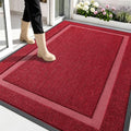 OLANLY Front Door Mat Outside 59x40, All-Season Heavy-Duty Rubber Doormat by OLANLY