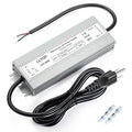LLTOP LED Driver 60 Watts Waterproof IP67 Power Supply AC100-264V to 12V DC 5A Low Voltage Transformer Ultra Thin Adapter for Outdoor LED Lights, Computer Project