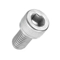 Kozelo 10pcs Socket Head Cap Screws - [M8-1.25 x 16mm] 304 Stainless Steel Allen Socket Drive for Electrical Motor 3D Printing Fan Engine Replacement Use, Silver