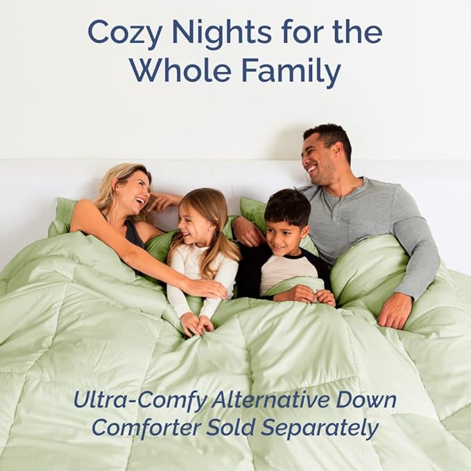 Full XL Bed Sheet Set - 4 Piece Extra Long Extended Full XL Sheets - Soft, Breathable & Cooling - Fits 8" to 16" Mattress w/ Deep Pockets - 54" x 80" - Wrinkle and Fade Resistant - Light Sage Green
