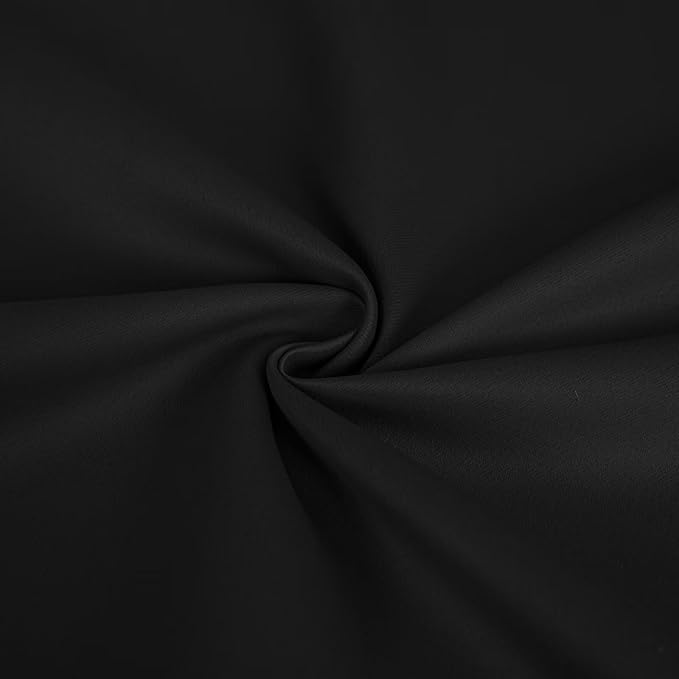 Curtains 108 Inches Long 2 Panels Set, Blackout Curtains for Bedroom Living Room, Thermal Insulated Grommet Room Darkening Drapes for Privacy Home Decor Windows(W52 x L108, Dark Grey)