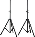 Howonder Heavy Duty Speaker Stand, PA Speaker Stand,Speaker Tripod Stand, Adjustable Height from 44 to 72 Inches，Hold up to 150lbs, HD-300 (2 Packs Black)
