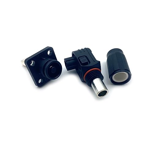350A-450A 1500V Battery Energy Storage Connector, 120-185mm² High Current Connectors Quick Plug Terminal Black Right Angle Plug and Socket IP67 Waterproof Power Adapter Threaded Wiring