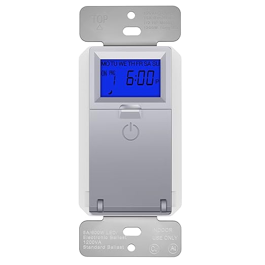 TOPGREENER Digital Astronomic Timer Switch, 7-Day Programmable Sunrise Sunset Timer for Lights, Fans, & Motors, Single-Pole or 3-Way, Neutral Wire Required, UL Listed, TGT01-HN-SV, Silver