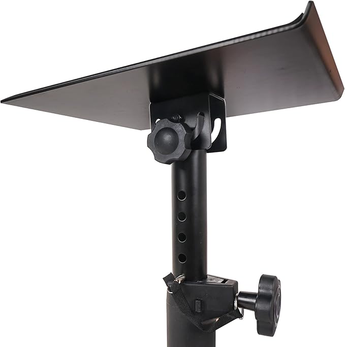 Sound Town 2-Pack Desktop Clamp-On Studio Monitor Speaker Stands with Horizontal/Vertical Speaker Orientation (STSD-DCM-Pair)