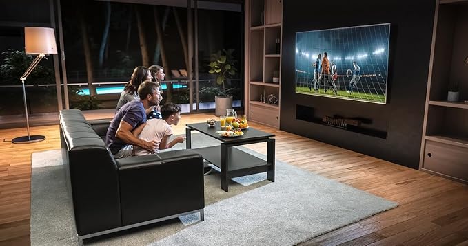 Ultra Slim Flat TV Wall Mount Bracket for Samsung QMB-T Series 55" Class 4K UHD Commercial Monitor - QM55B-T - Low 1.4" Profile Design, Heavy Duty Steel, Flush to Wall, Simple Install