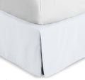 Bare Home Queen Bed Skirt - 15-Inch Tailored Drop Easy Fit - Bed Skirt for Beds - Center & Corner Pleats (Queen, White)