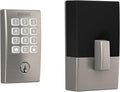 Schlage Arrive WiFi Deadbolt Smart Lock, Keyless Entry Door Lock with Century Trim, Satin Nickel, Compatible with Alexa and Google, BE459WB CEN 619