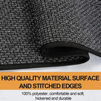 SUMLANS Kitchen Mat for Floor, Washable Non Slip Rug, Black - Image 3
