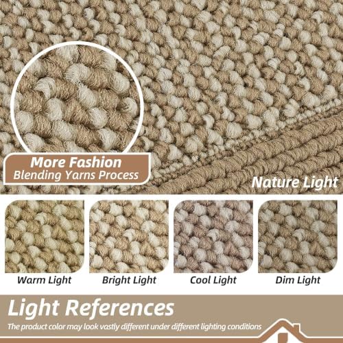 BEQHAUSE Indoor Door Mat 24" x 60", Dirt Trapper Door Mats, Beige - Image 6