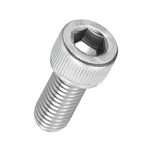 Kozelo 10pcs Socket Head Cap Screws - [M10-1.5 x 25mm] 304 Stainless Steel Allen Socket Drive for Electrical Motor 3D Printing Fan Engine Replacement Use, Silver