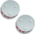 meioro Magnetic Smoke Detector Installation Tool,Quick and Easy Fastening Ceiling Mounted Kit for Smoke Alarm Ø 70mm,No Need Drill 10 Seconds Install Smoke Sensors(2 pcs)