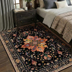 RELEANY Washable Area Rug, 5'x8', Black/Colorful - Image 4