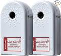 Zircon Leak Alert Water Leak Detector & Flood Sensor Alarm/Water Leak Sensor with Dual Leak Alarms 90Db Audio/Battery Powered (2 Pack) Batteries Not Included (72311) White