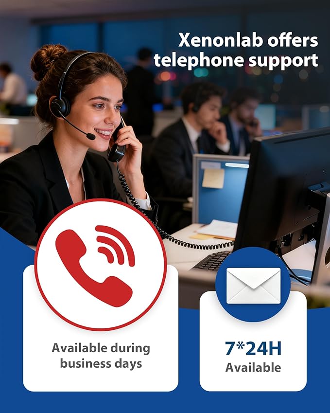 XenonLab Cordless Vacuum Cleaner, 75Mins/55KPa/650W Self-Standing Stick Vacuum Cleaners for Home, Rechargeable, Lightweight, Cone Filtration&Anti-Tangle, for Hard Floor, Carpet, Hardwoods, Pet Hair