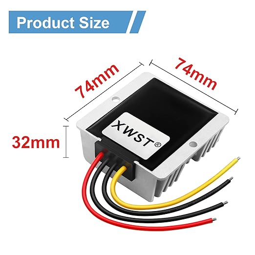 DC DC Stabilizer 9V-36V to 24V Boost Buck Converter Power Supply 5A 120W Waterproof Voltage Regulator Stabilizer Auto Step Up Down 24V Volt Transformer Module