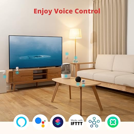 SwitchBot Smart Plug Mini 15A(4 Pack) & SwitchBot Hub Mini Smart Remote
