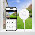 Atfoyer 2K Window Camera for Home Security with Full Color Night Vision, 2.4GHz WiFi Indoor Security Cameras, Human & Motion Detection, 24/7 Monitoring, 2 Way Talk, Easy Install