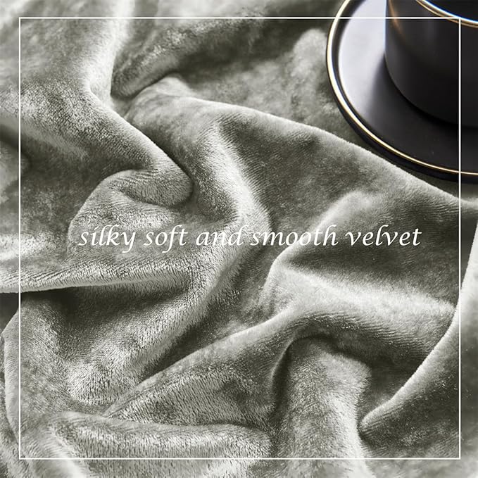 SMILETIME Silver Grey Crushed Velvet Curtains 52x108 inch Luxurious Thermal Insulated Soundproof Drapes for Living Room Bedroom Office Soft and Durable Light-Filtering Window Treatments, 2 Panels