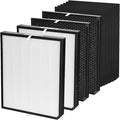 3500 Filter Replacement Set Compatible with AD3500/3500i Air Purifier, 2 Efficiency Filter + 2 Carbon Filter + 6 Pre-Filters, 10-Pack