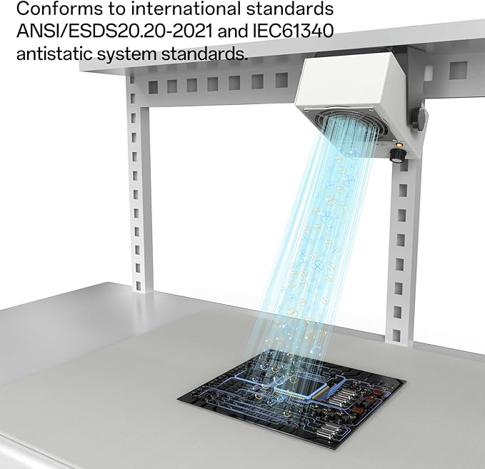 BK5600S Anti-Static Ion Fan, Ion Electric Fan, Static Eliminator, Electronic Manufacturing Maintenance, Scientific Research Laboratory, Chip Packaging To Eliminate Static Electricity (2024-BK5600S)