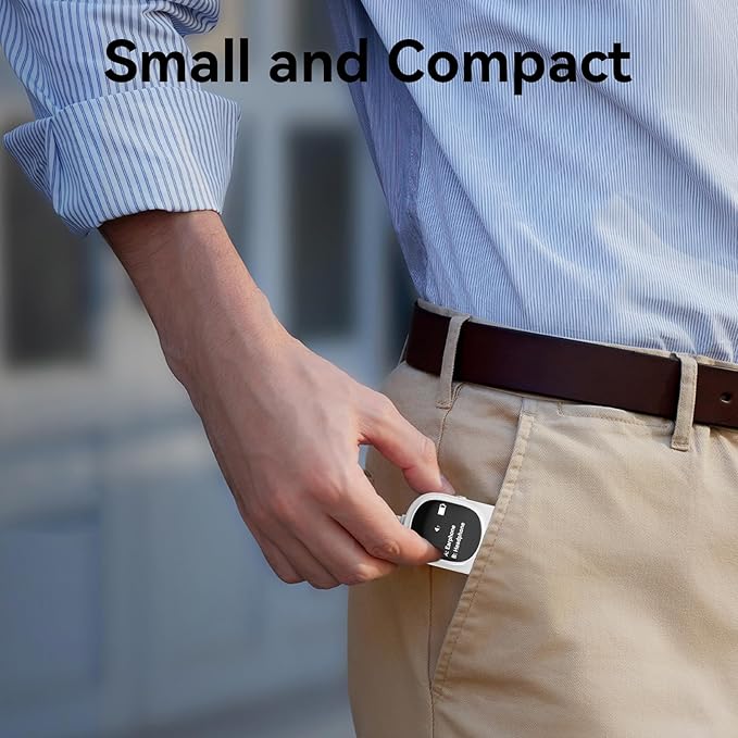 Giecy Airplane Bluetooth 5.3 Transmitter Receiver Adapter, Supports 2 AirPods or Headphones with aptX Low Latency, 3.5mm AUX Jack Wireless Audio Transmitter for Planes, Airline, Travel, TV (White)