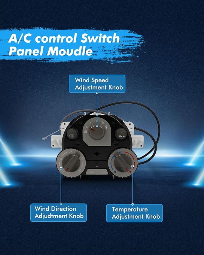 ECCPP 27510-1HM5A Climate Control Module AC Heater Climate Control Panle Switch 2012-2013 for Nissan Versa 2015-2018 for Nissan Micra,2012 for Ford Mustang,2012 for Nissan Versa,2013 for Nissan Versa