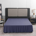 Navy Blue Bed Skirt Twin Size Ruffled Bed Skirt with Split Corners, Twin Bed Skirt 14 Inch Drop,Twin Size Bed Skirt Black for Ruffled Bed Skirt with Split Corners, Bed Skirt Twin Size
