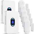 Door Chime, Daytech Wireless Door Sensor Chime 800ft Range Door Entry Chime with 20 Chimes 5 Adjustable Volume Mute Mode LED Indicator Door Open Chime for Business/Home When Entering, Door Open Alert