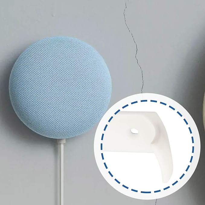 ECSiNG Smart Speaker Wall Mount Holder Bracket Compatible with Nest Mini Bluetooth Speaker
