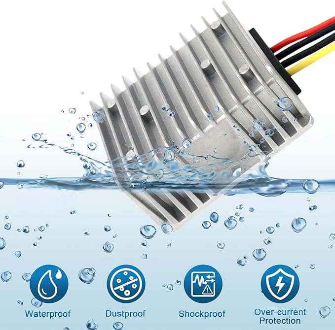 DC 24V to 12V 10A 120W Step Down Converter Voltage Regulator 18V-36V DC Buck Converter Power Supply