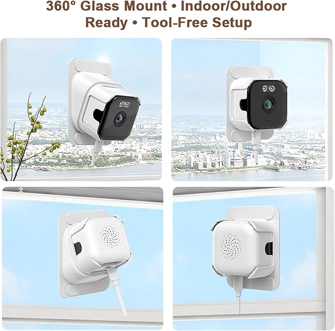 Diyeeni 2K 3MP Window Camera for Home Security - 5G/2.4GHz WiFi Wireless Camera with Bluetooth, Anti Glare Security Cameras, Motion Detection, 2-Way Audio, Real Time Reminder