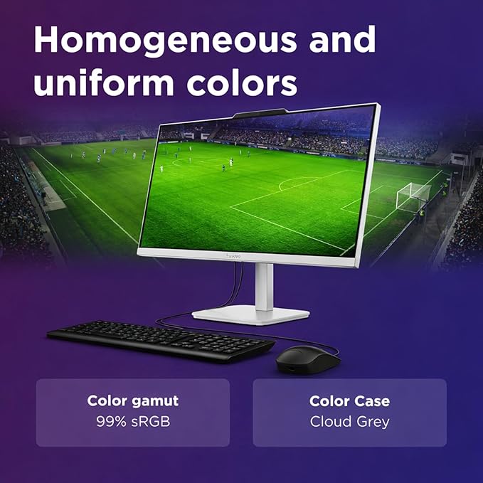 Lenovo 24" FHD All-in-One Desktop Computer - 16GB RAM - 1TB SSD - Intel 13th 8 Cores i3 CPU (Beat 11th i5) - Keyboard and Mouse - Windows 11 - Lifetime Office 365 for The Web