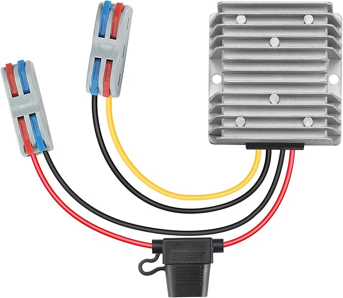 BEYIMEI 20A 240W DC Step Down Converter 20-90V to 12V, 24V 36V 48V 60V 72V 84V to 12V Buck Converter,DC Voltage Converter Power Conversion for Golf Cart, Forklifts Car, Solar Panel