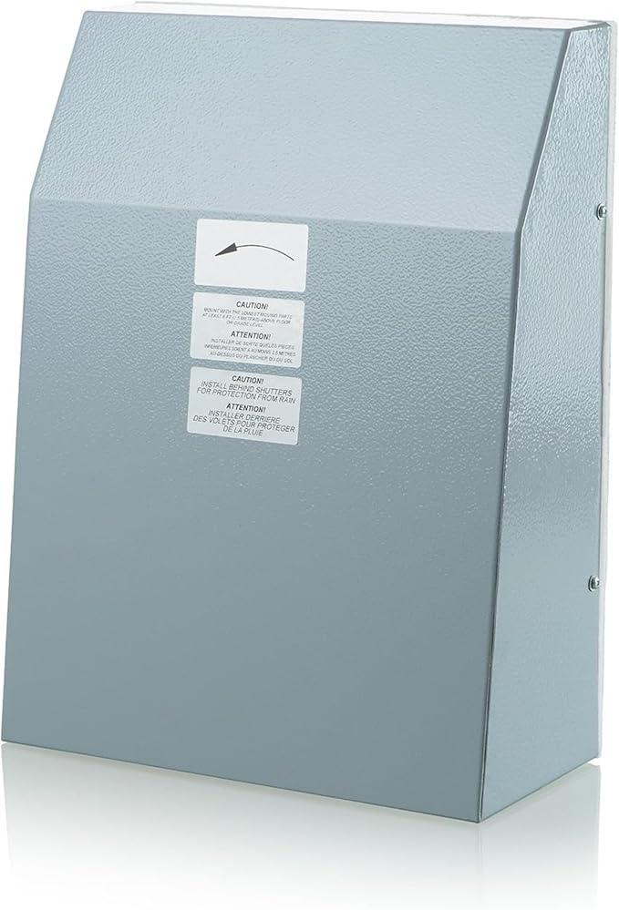 VENTS-US VCN 100 - Wall Mounted Outdoor Exhaust Ventilation Fan Compatible with 4 Inch Duct Diameter - 238 CFM