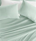 Linen Market Double-Brushed Microfiber Queen Sheet Set 4 Piece – Oeko-TEX Certified Ultra Soft & Wrinkle-Free - 16" Deep Pocket Sheets - Easy Care Queen Size - Mint