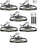 Lightdot Smart 250W High Bay LED Shop Lights 37,500LM High Bay Lights with Controller (Normal Mode & Motion Sensor Mode) ETL-Listed Plug & Play for 30-40FT Height Warehouse-6Pack 6Yrs Warranty