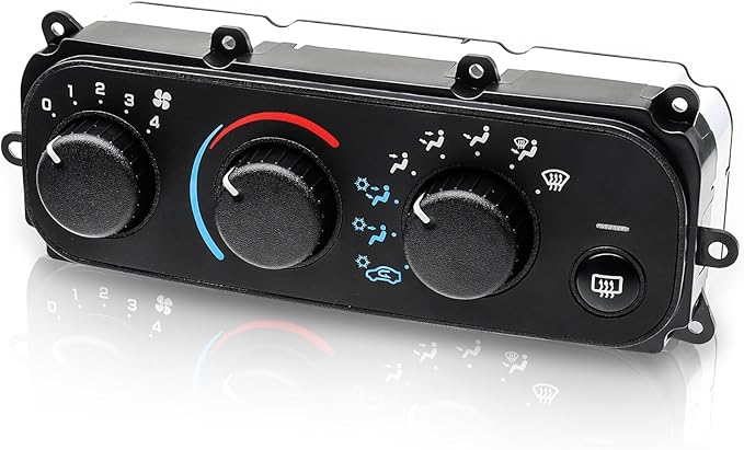 599-149 HVAC Climate Control Module Compatible with 2001-2006 Chrysler Sebring and 2001-2006 Dodge Stratus AC Heater Control Panel Switch, 599149 Air Conditioning Temperature Control Head Unit