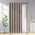 100% Blackout Curtains 90 Inch Length 2 Panels Set, Black Out Curtains for Living Room, Beige Thermal Insulated Grommet Drapes Bedroom Luxury Decor Privacy(70W × 90L inch, Beige)